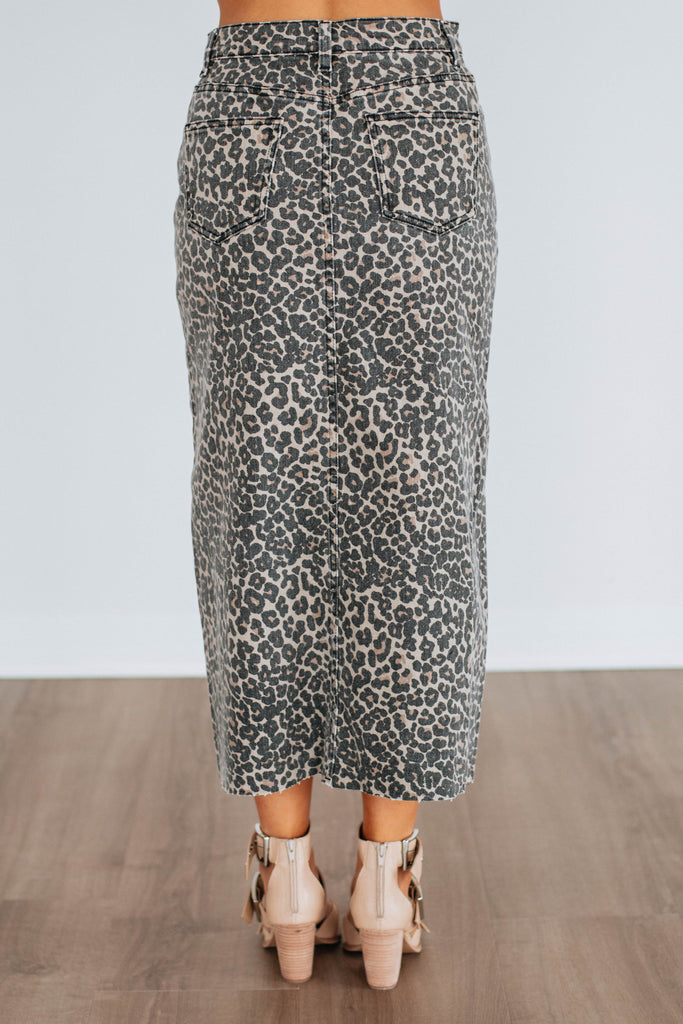 Desirae Leopard Skirt