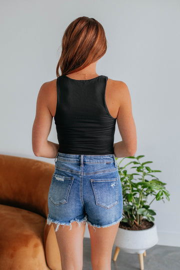 Devyn Basic Bodysuit - Black