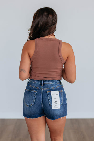 Dixon Ribbed Tank - Burlwood