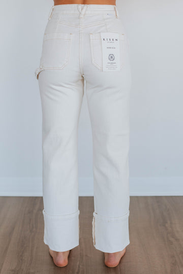 Erin Risen Jeans - Cream