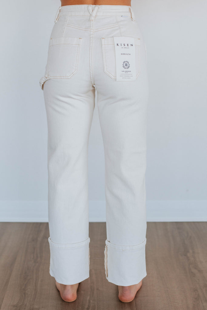 Erin Risen Jeans - Cream