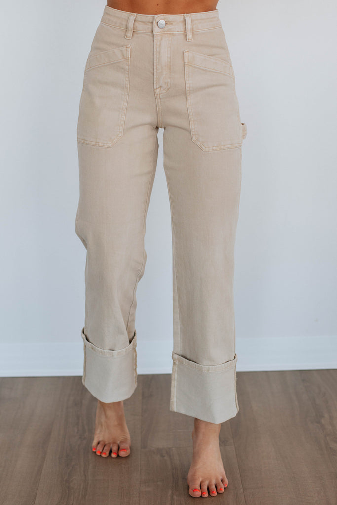 Erin Risen Jeans - Khaki