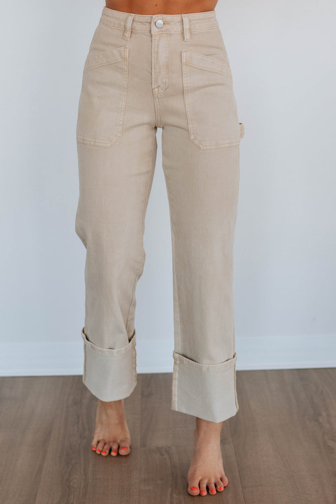 Erin Risen Jeans - Khaki