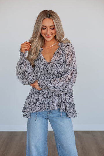 Evalynne Floral Blouse