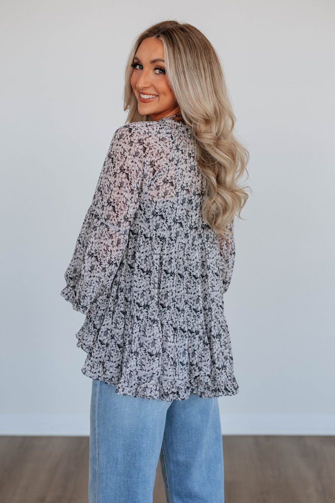 Evalynne Floral Blouse