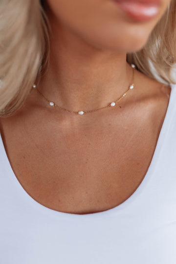 Evanna Pearl Necklace
