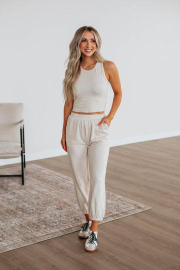 Dax Two-Piece Lounge Set - Natural