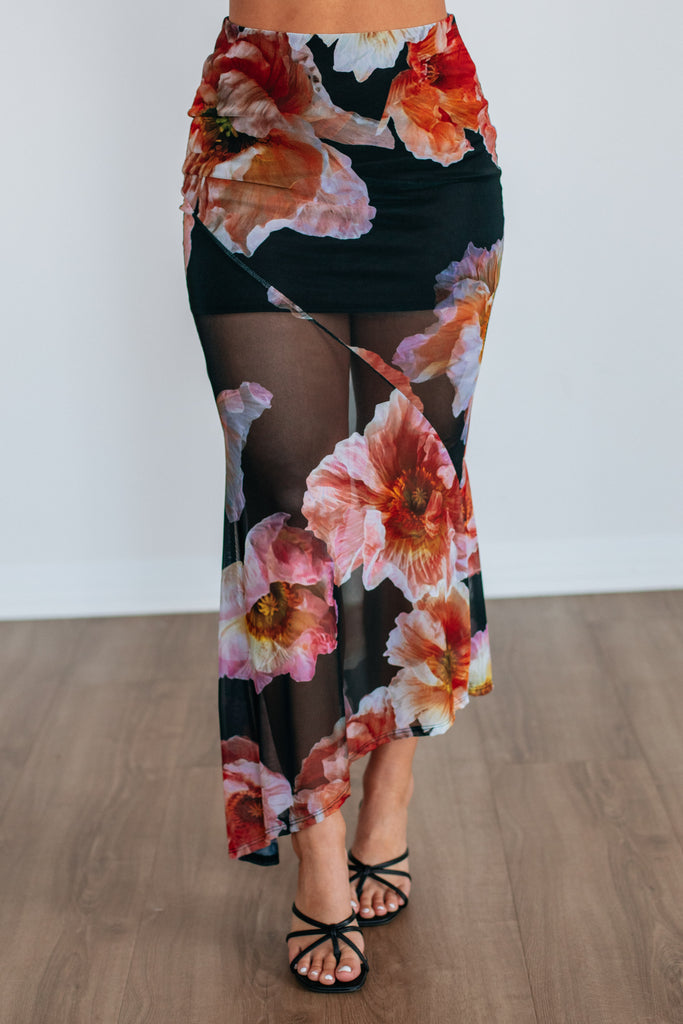 Camellia Floral Skirt