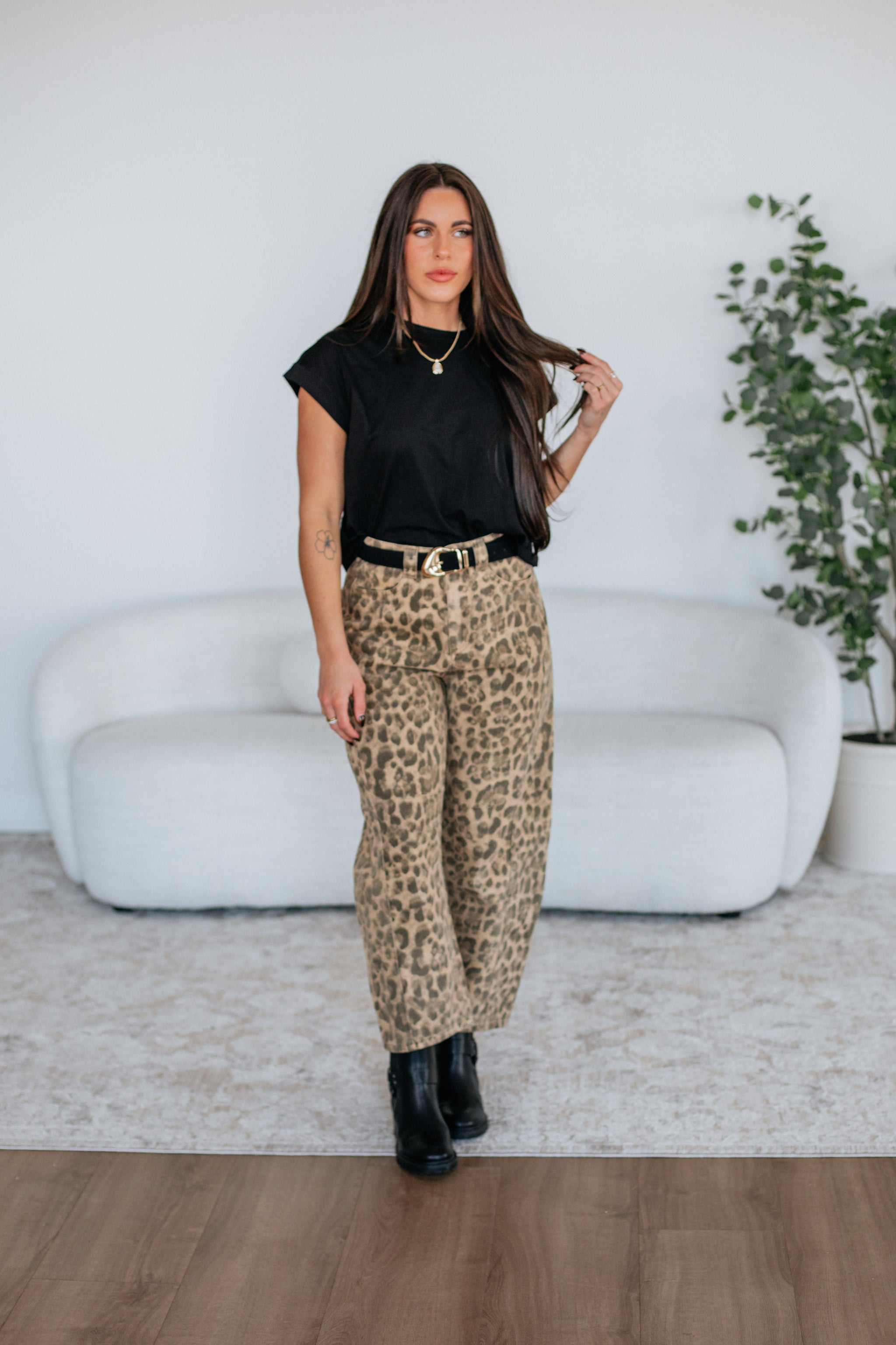 Karina Leopard Pants
