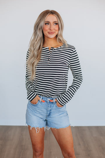 Greta Striped Top