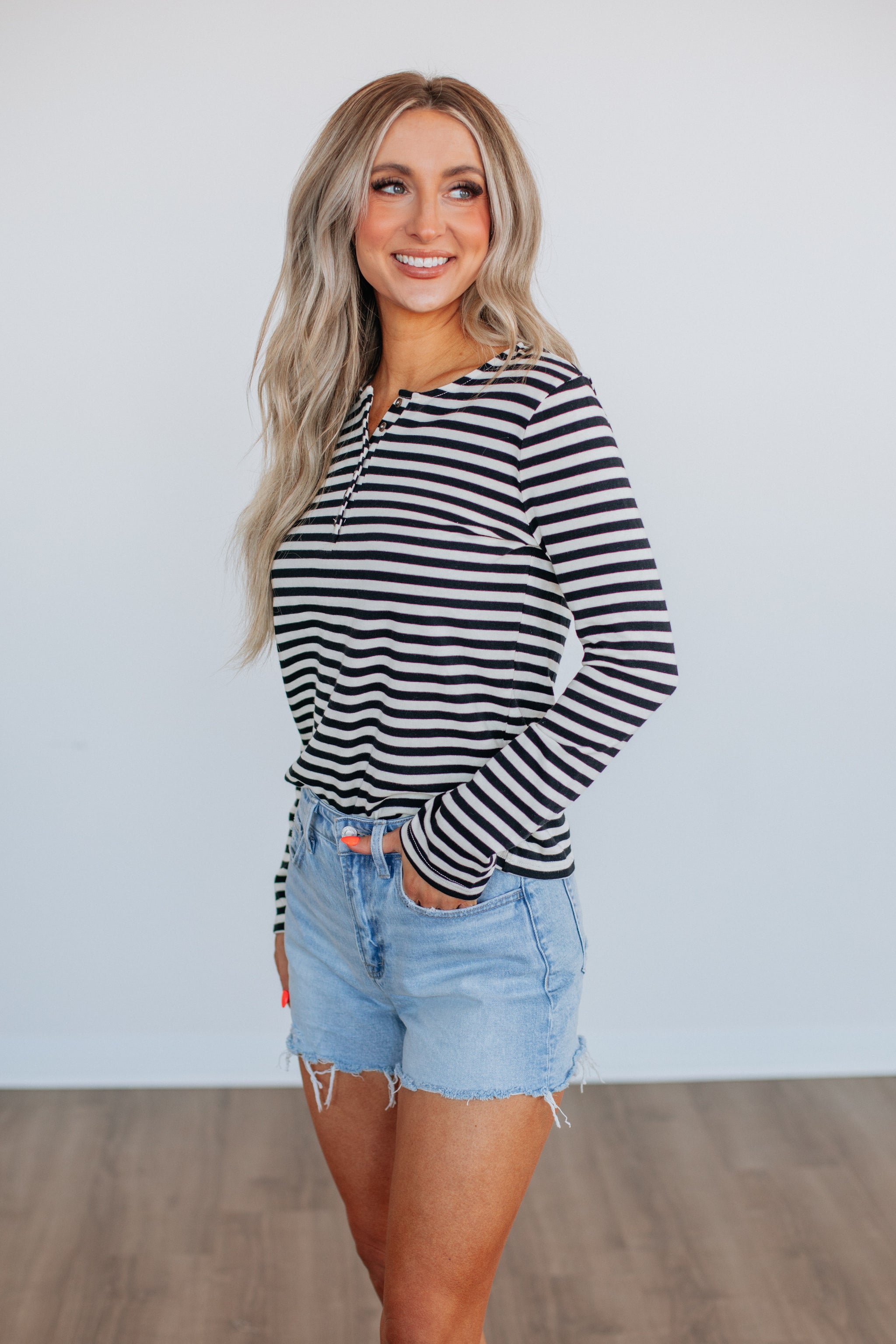 Greta Striped Top