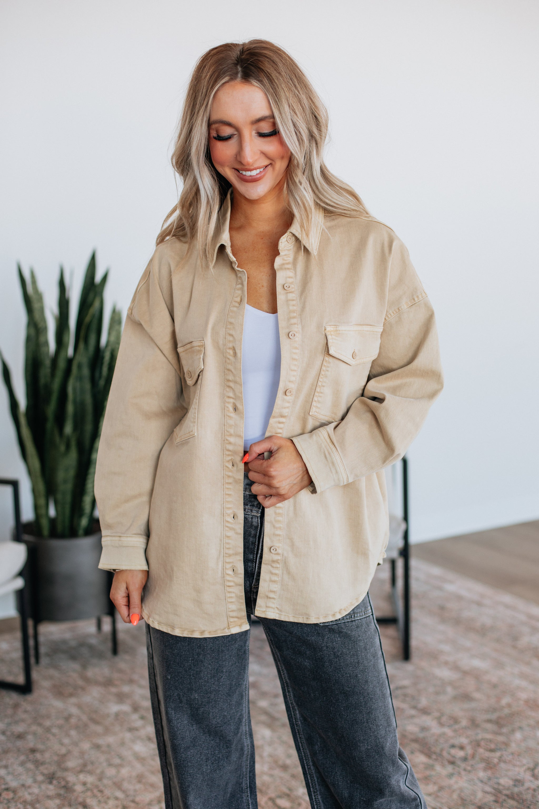 Shelton Risen Denim Shacket