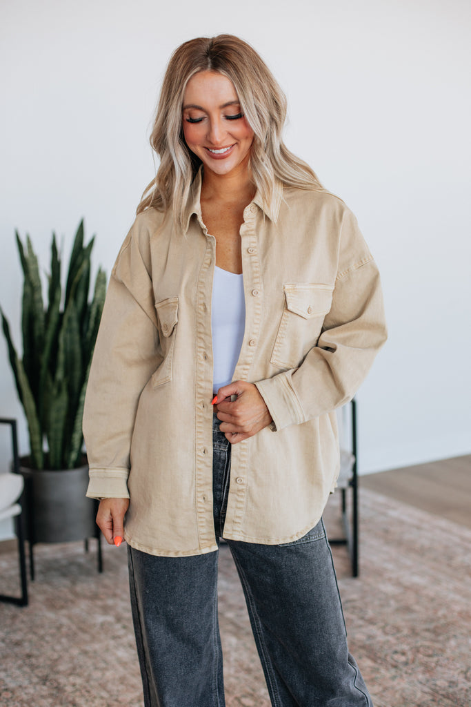 Shelton Risen Denim Shacket