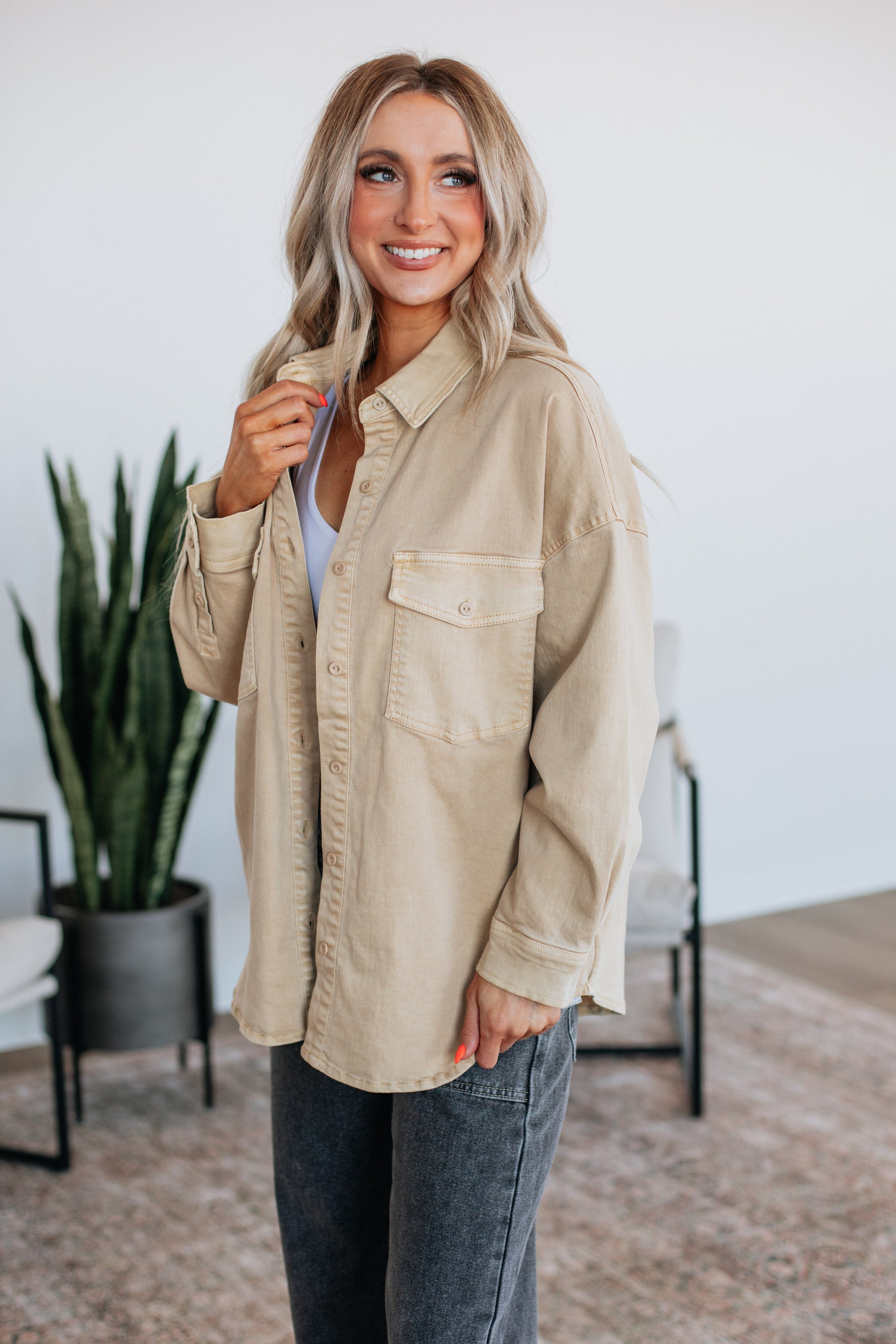 Shelton Risen Denim Shacket