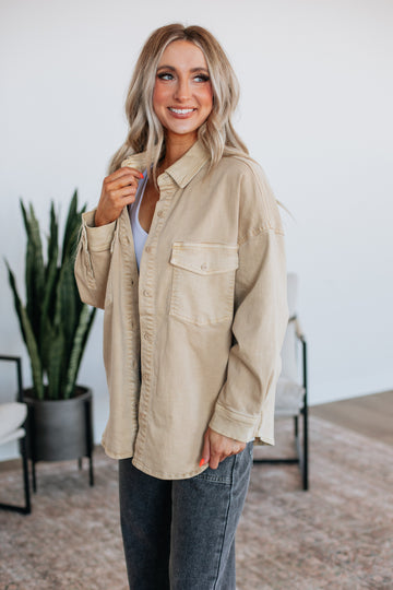 Shelton Risen Denim Shacket