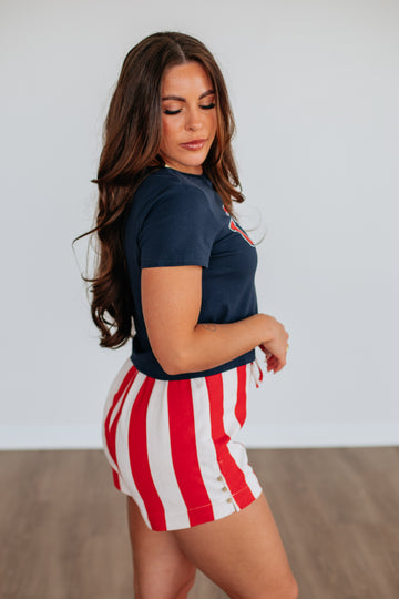 Kerri Striped Shorts