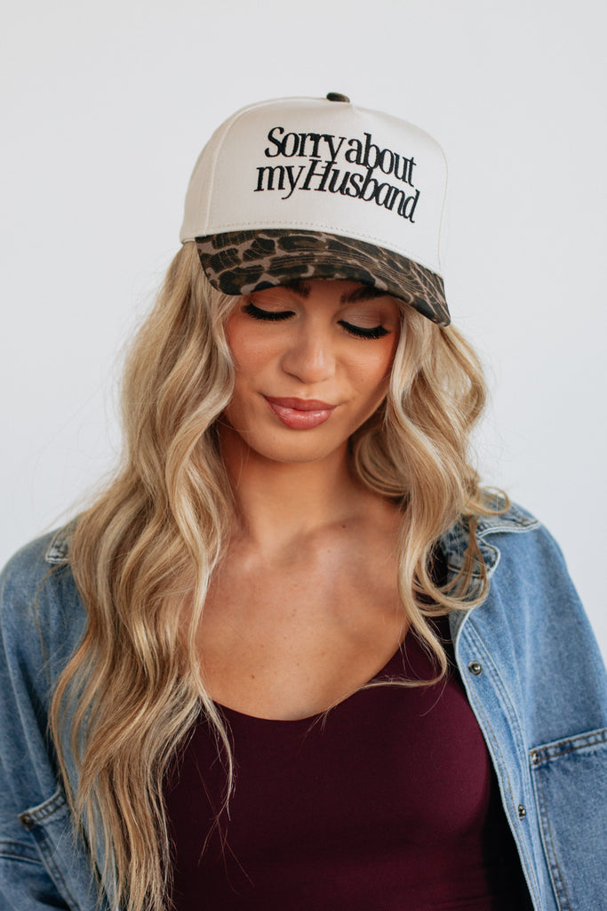 Sorry About My Husband Trucker Hat