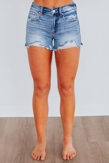 Rayle Risen Shorts - Medium Wash