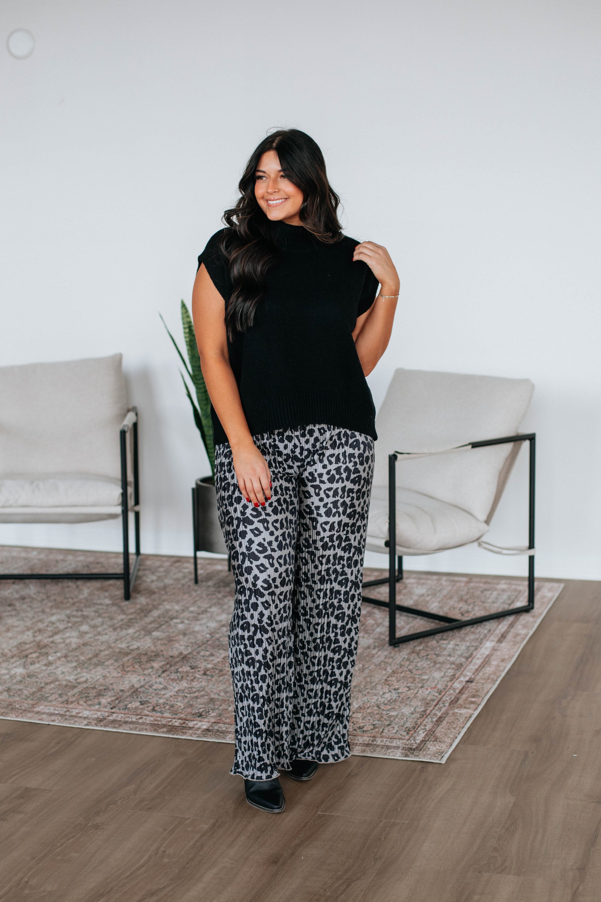 Francesca Leopard Pants