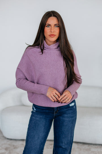 Gretchen Dolman Sweater - Lavender