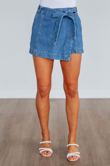 Hadleigh Denim Skort