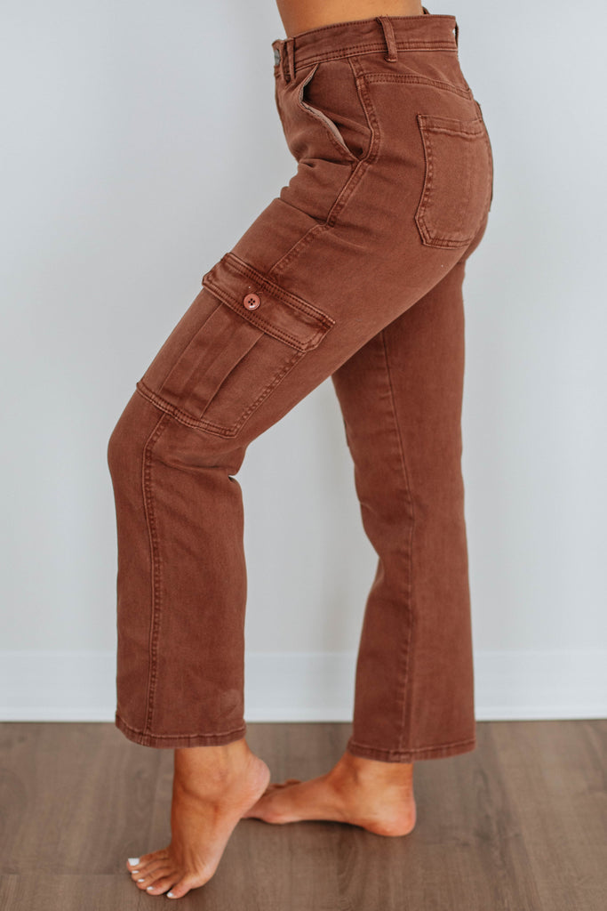 Hadley Risen Cargo Jeans - Espresso
