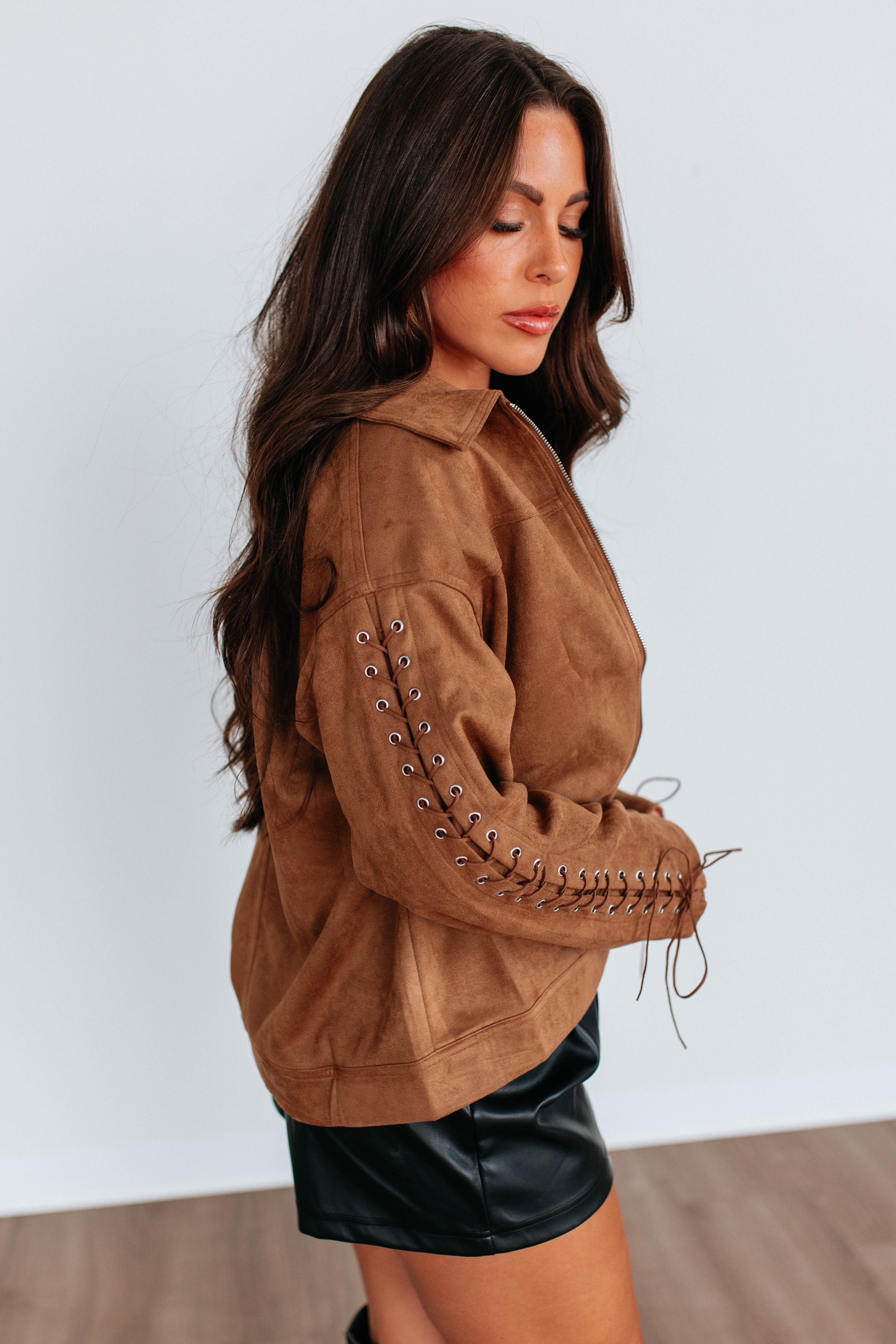 Laina Suede Jacket – Wild Oak Boutique