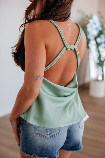 Impressive Flirt Top - Pistachio