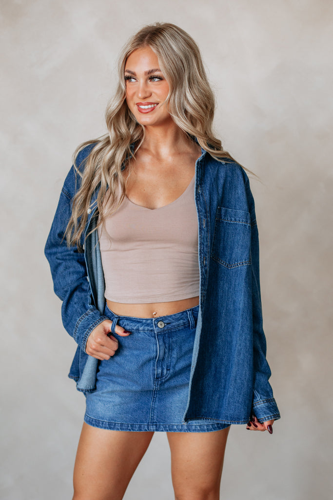 Jaila Denim Skirt