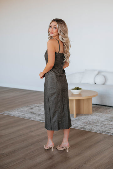 Jacklyn Leather Dress