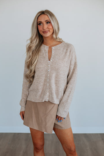 Jaclynn Linen Skort