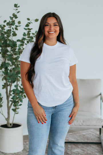 Jeannette Basic Tee - Ivory