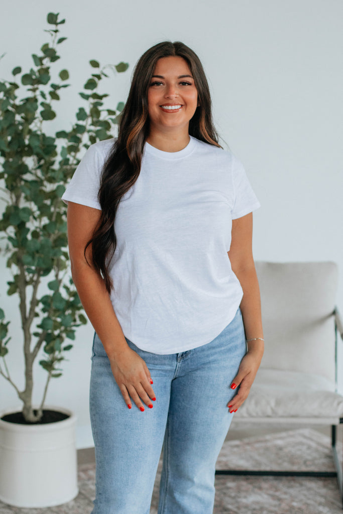 Jeannette Basic Tee - Ivory