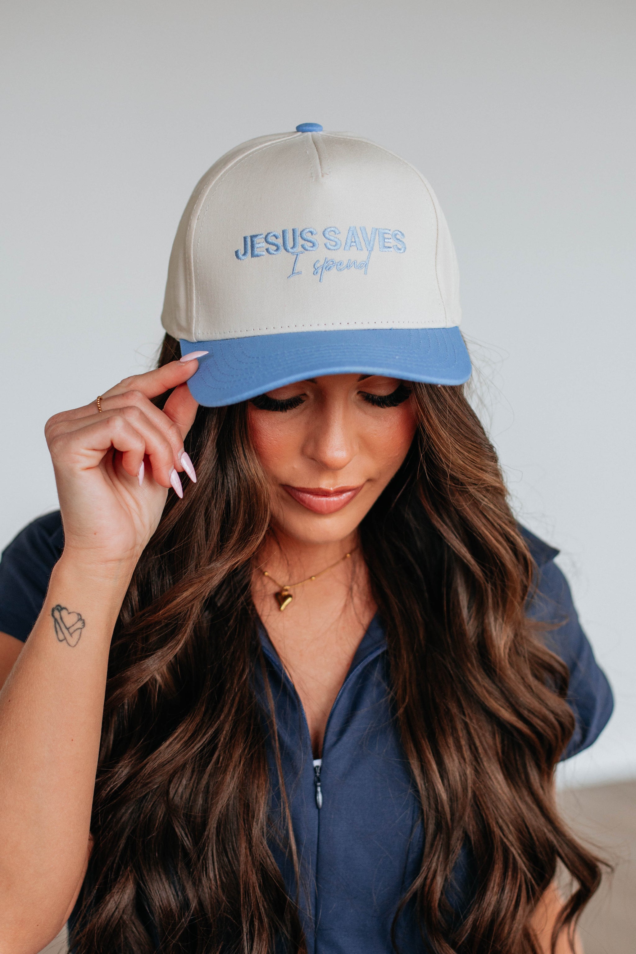 Jesus Saves I Spend Trucker Hat