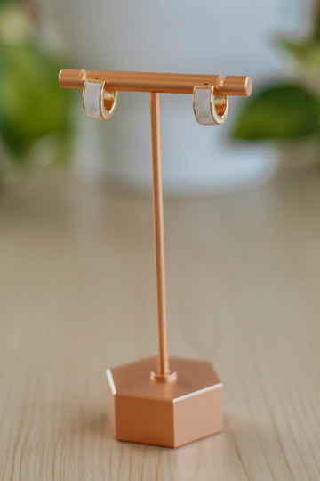 Kally Huggie Hoop Earrings - Gold