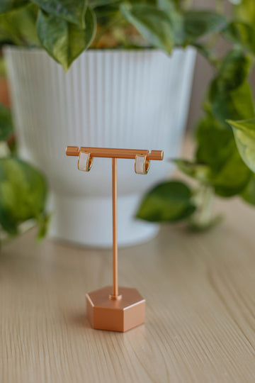 Kally Huggie Hoop Earrings - Gold