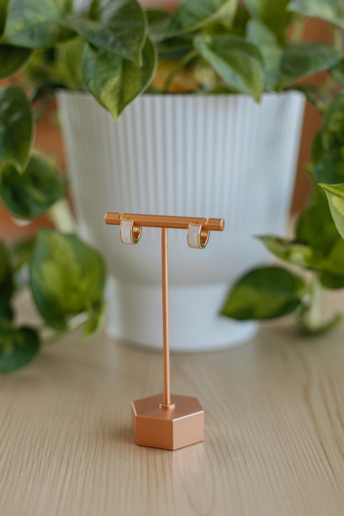 Kally Huggie Hoop Earrings - Gold