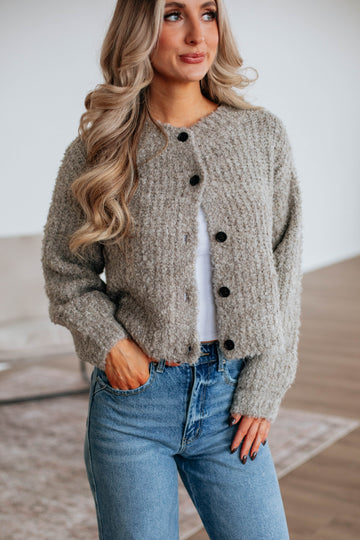 Jodie Knit Cardigan - Latte