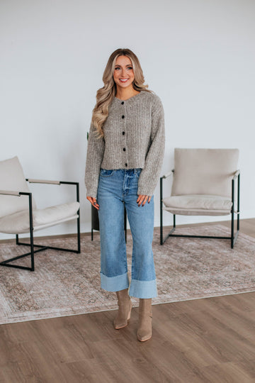Jodie Knit Cardigan - Latte
