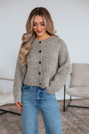 Jodie Knit Cardigan - Latte
