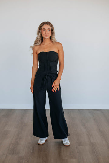 Jule Cargo Top - Black