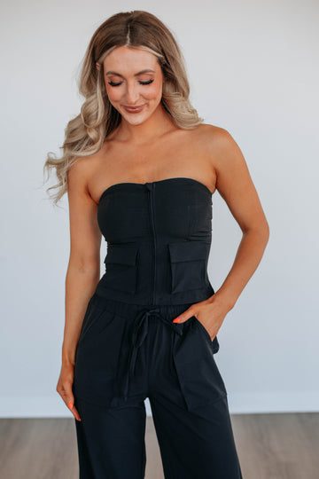 Jule Cargo Top - Black