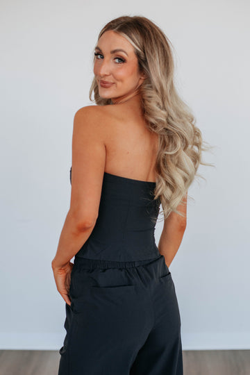 Jule Cargo Top - Black