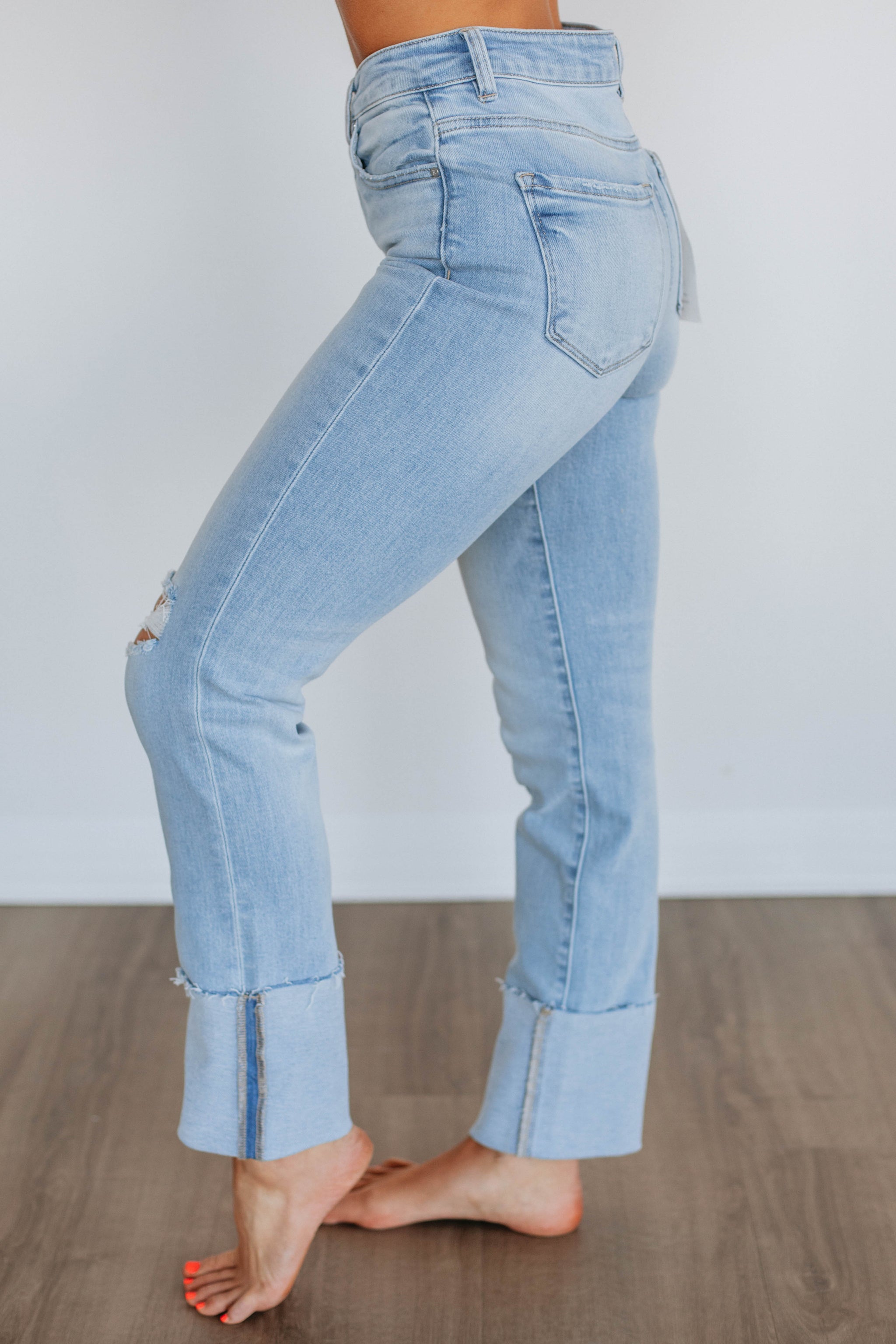 Kalen Risen Jeans - Light Wash