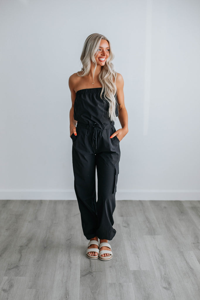 Kamari Active Jumpsuit - Black