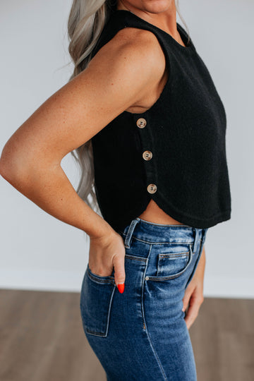 Kathryn Sweater Vest - Black