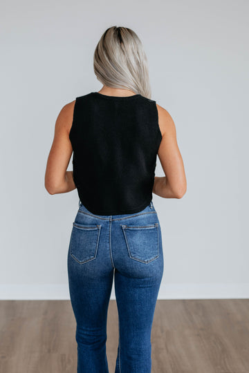Kathryn Sweater Vest - Black