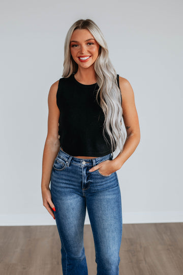 Kathryn Sweater Vest - Black