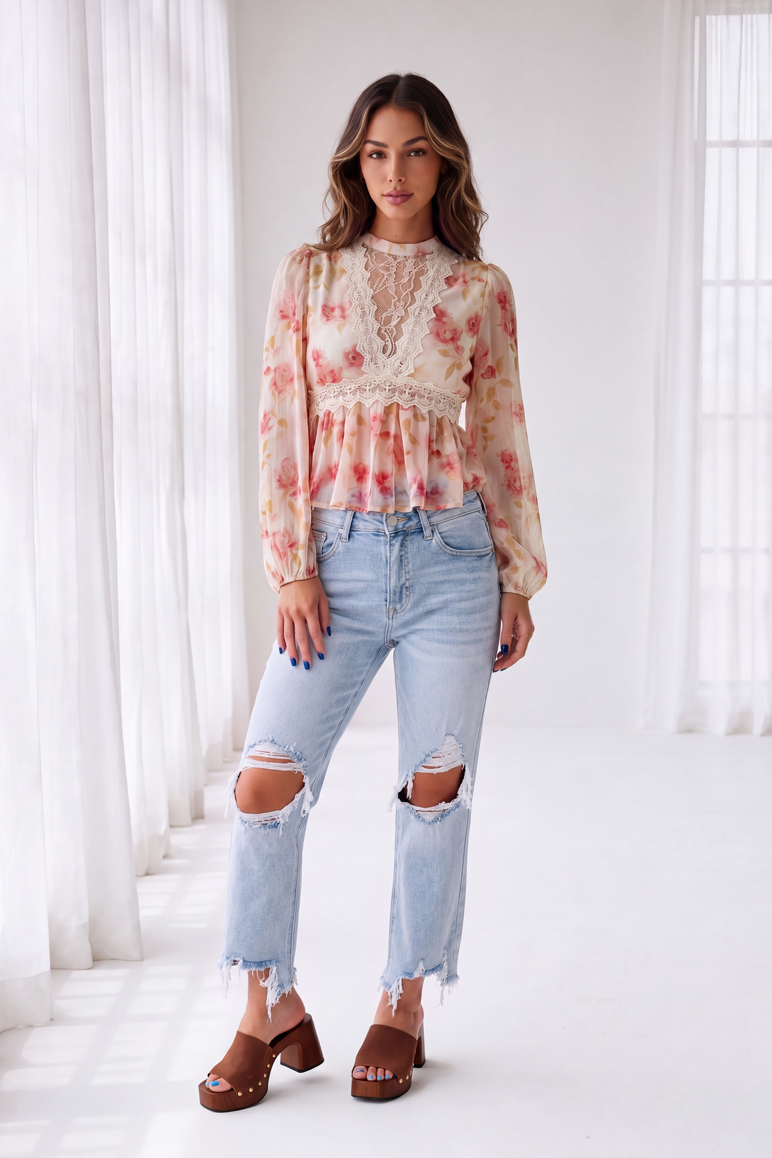 Katreace Floral Blouse