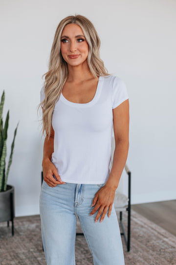 Kimari Ribbed Top - Ivory